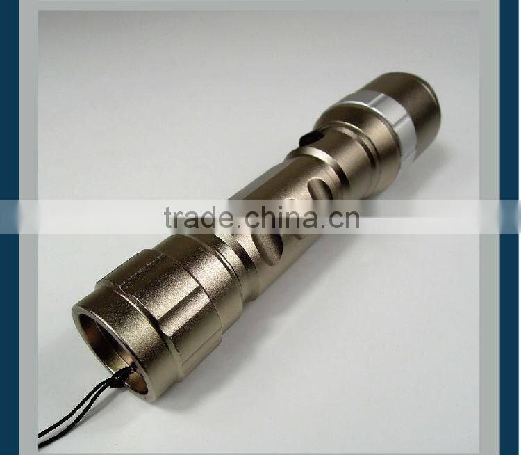 5 Watt Magnet Control Rechargeable CREE Q5 Zoom LED Flashlight