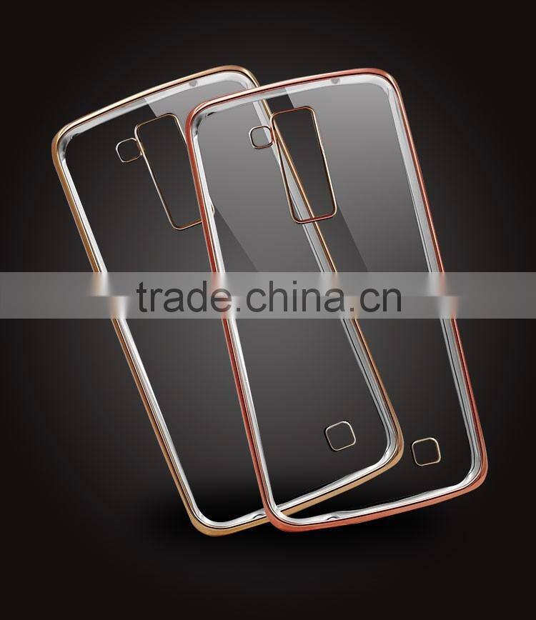 LZB Luxury Electroplating TPU Case for LG K8,For LG K8 Case