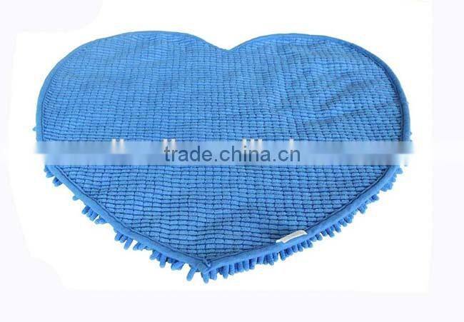 Polyester microfiber bathroom rug set