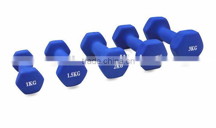 Exercise Equipment Cast Iron Neoprene Dumbbell for Women