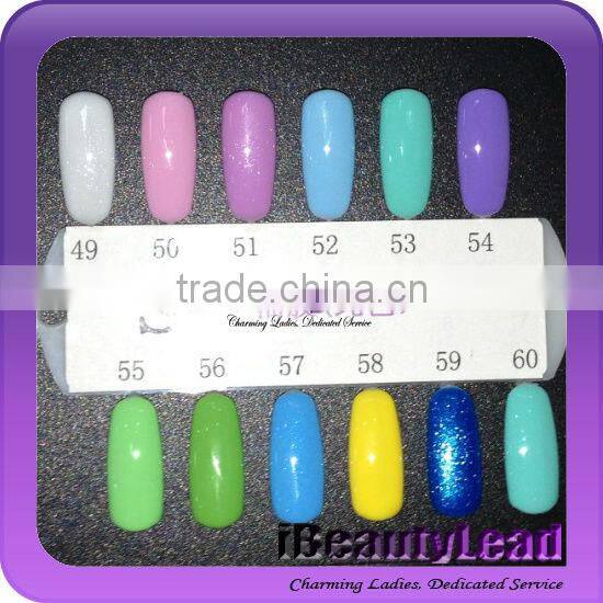 Soak off uv gel polish nail art gel can be cured with uv light coloful uv gel