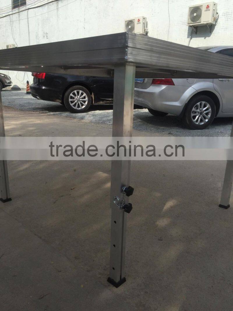 hot sale aluminum portable simple stage for wedding and performance