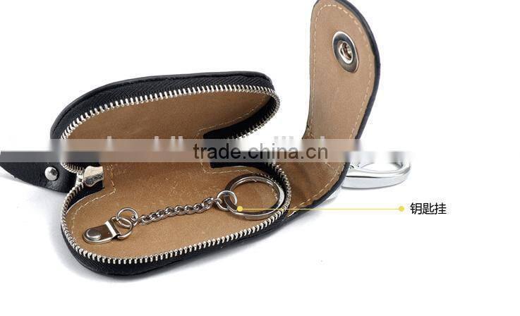 2015 New Fashion Car Remote holder Zipper Key Chain