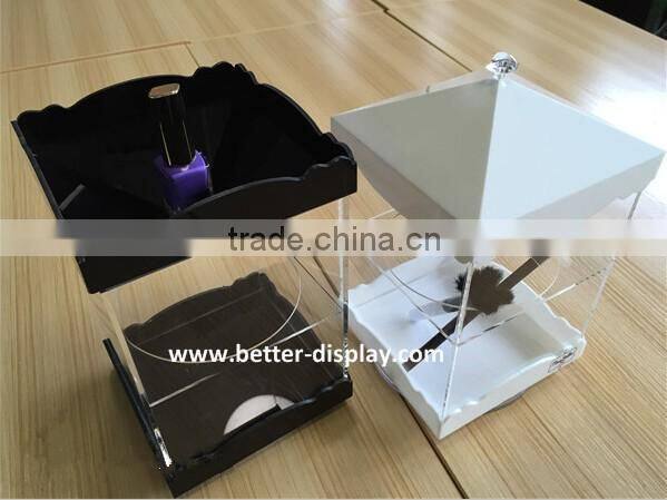 custom acrylic lipstick display case with logo