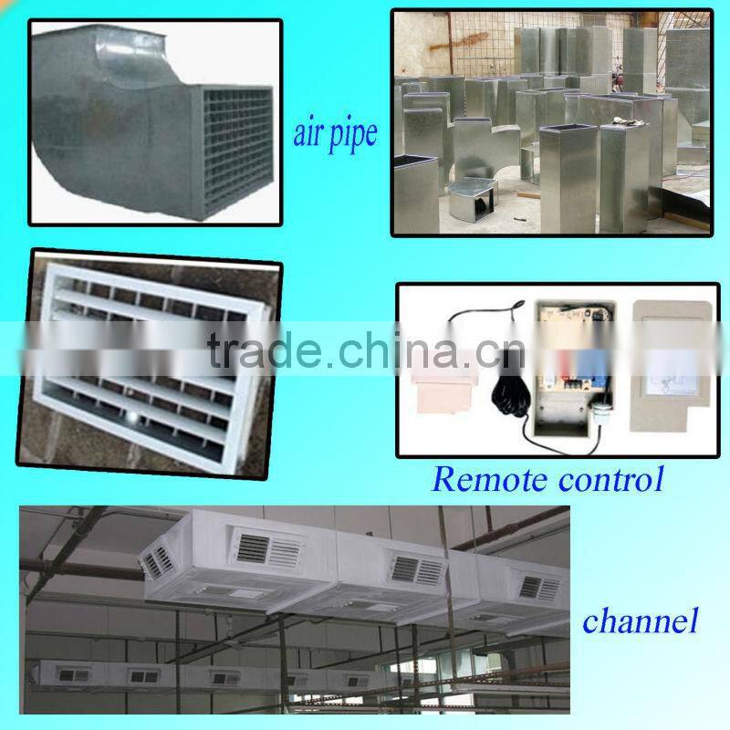Evaporative air condition for industry workshop