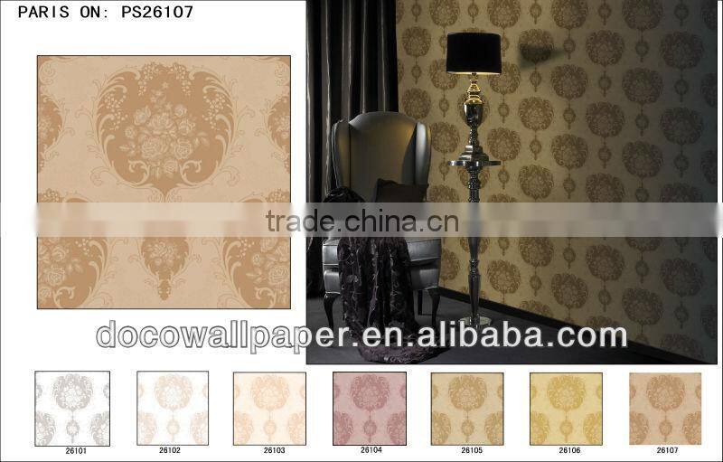 KTV waterproof Wallpaper wall paper and top seller in 2013/Vinyl wall covering/ CE&ISO9001 certificate