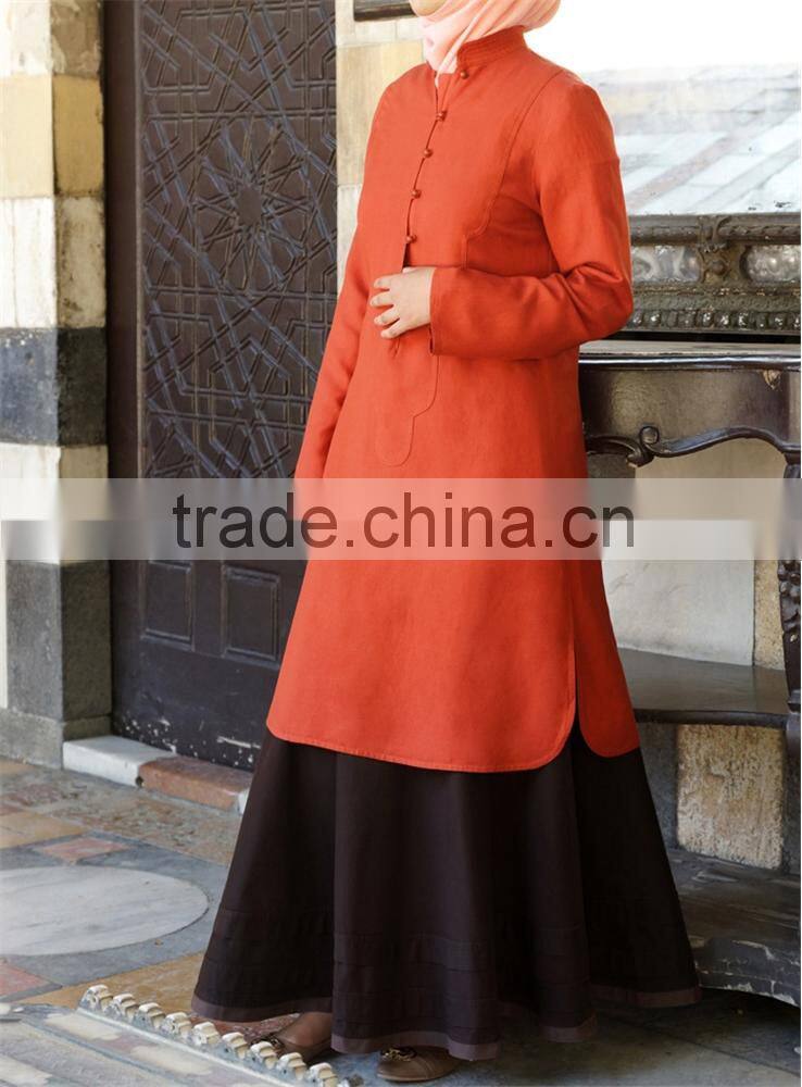 OEM service China factory custom made Wholesale muslim women clothing tunic tops