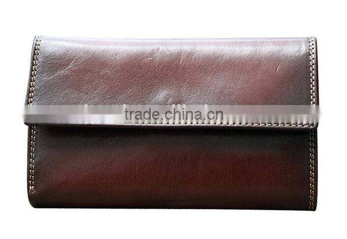 men's brown leather wallets high grade cowhide leather wallets for men