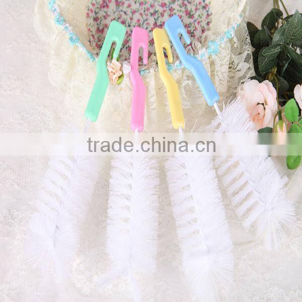 360 Rotation Baby Bottle and Teat Sponge Brush Cleaner Set of 2