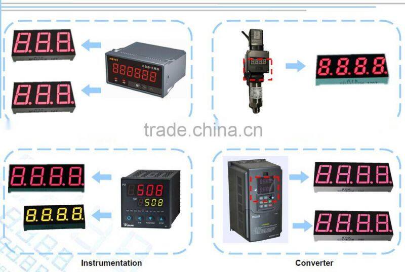 Out door 1.2" 8x8 blue color anode dot matrix LED display