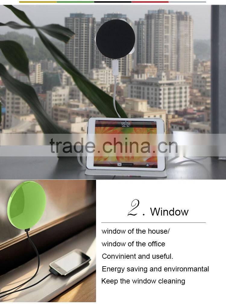 The hottest selling window stick solar mobile phone charger, waterproof rechargable mobile phone battery