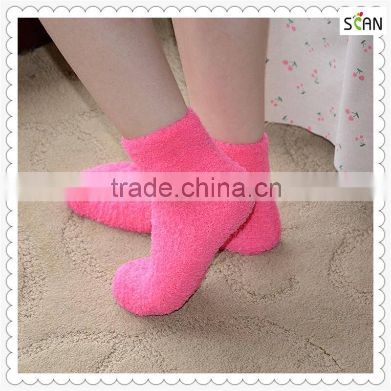 Custom pure cotton hot sex baby warm fuzzy socks