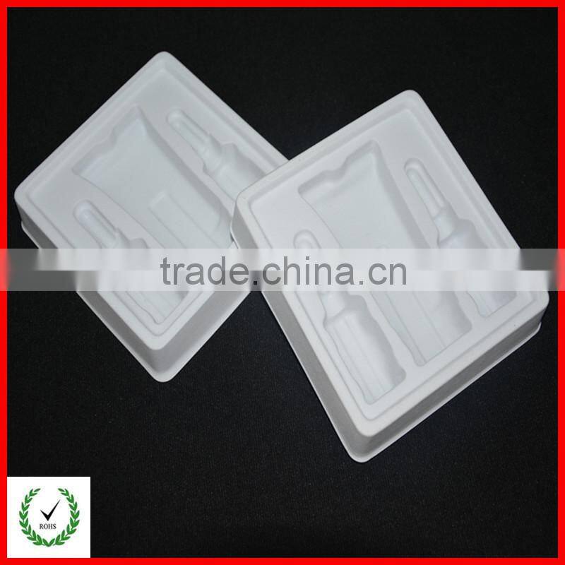 Vacuum plastic packing tray