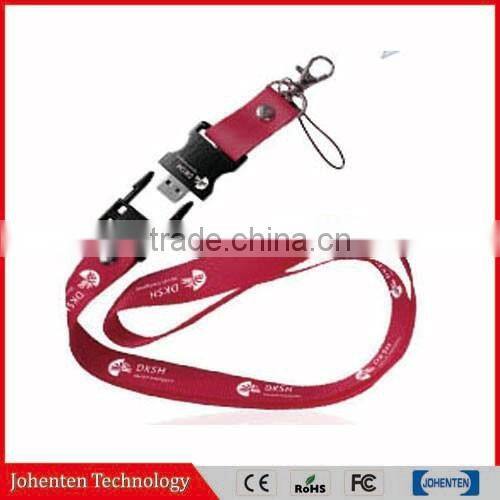 New products lanyard neck strap usb flash drives on sale