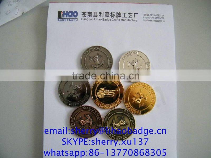 Custom 3D Army Tank coin,zinc alloy metal coin,souvenir badges