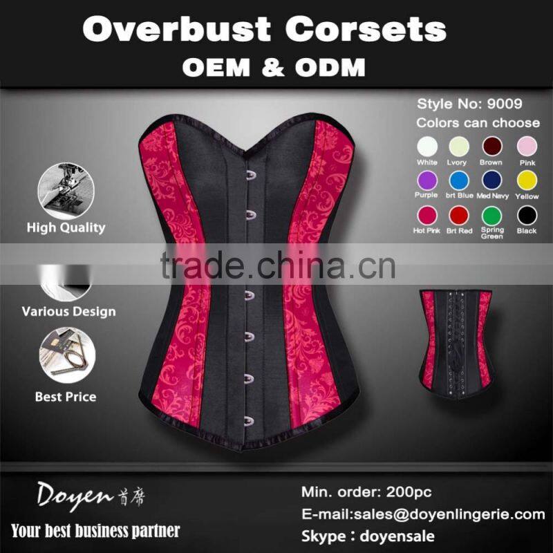 Sexy super plus size corset shaper type steampunk corset gothic corset