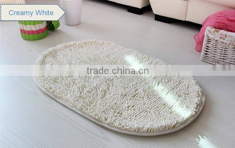 tufted chenille polyester mat