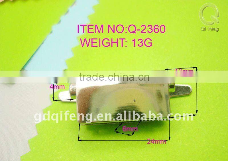 2012 qifeng fashion small lock for boxes, wallet q-2360