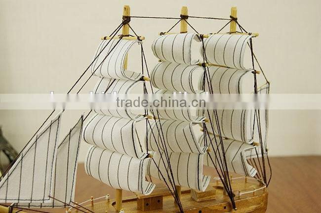 wooden ship model