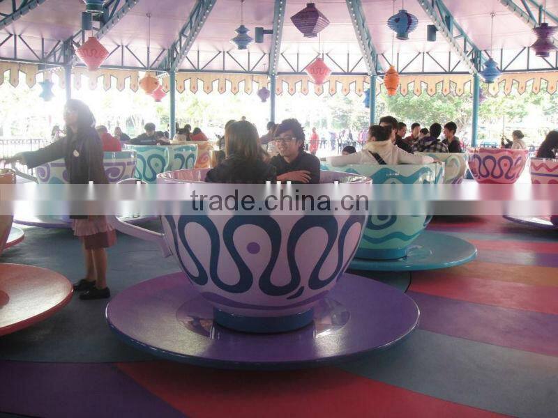 stimulating!!! China amusement kiddies rides rotating coffee cup for sale