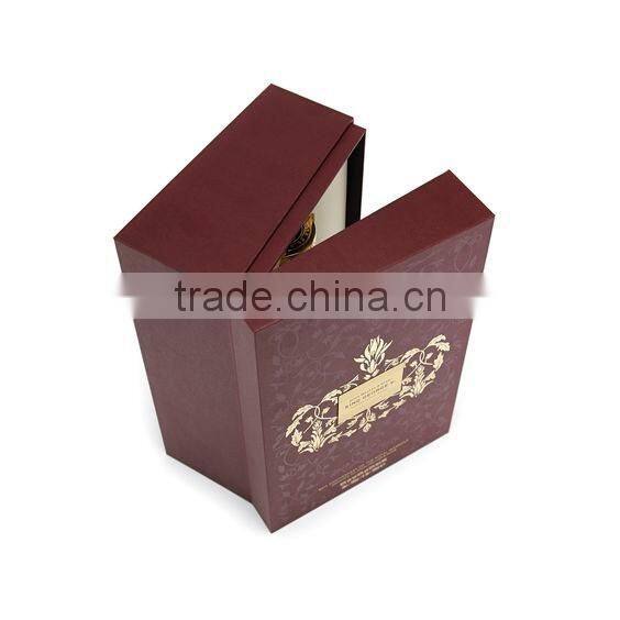 Custom logo rigid cardboard box with drawer/fantastic luxury rigid box