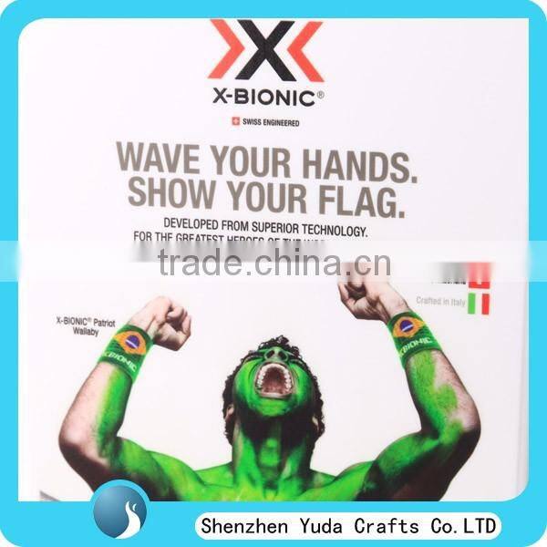 White Acrylic Beer Display Stand In UV Printing