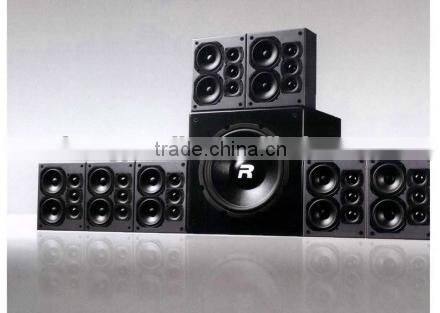 Sound system design speaker box 3 *1 inch tweeter 5.25 * 2 inch center speaker sound box