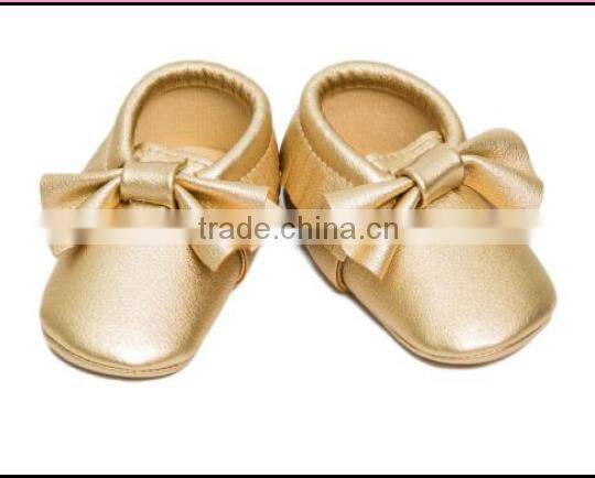2016 wholesale hot style Silver Toddler Moccasins baby hot sell baby girl Sequin leather wholesale baby shoes