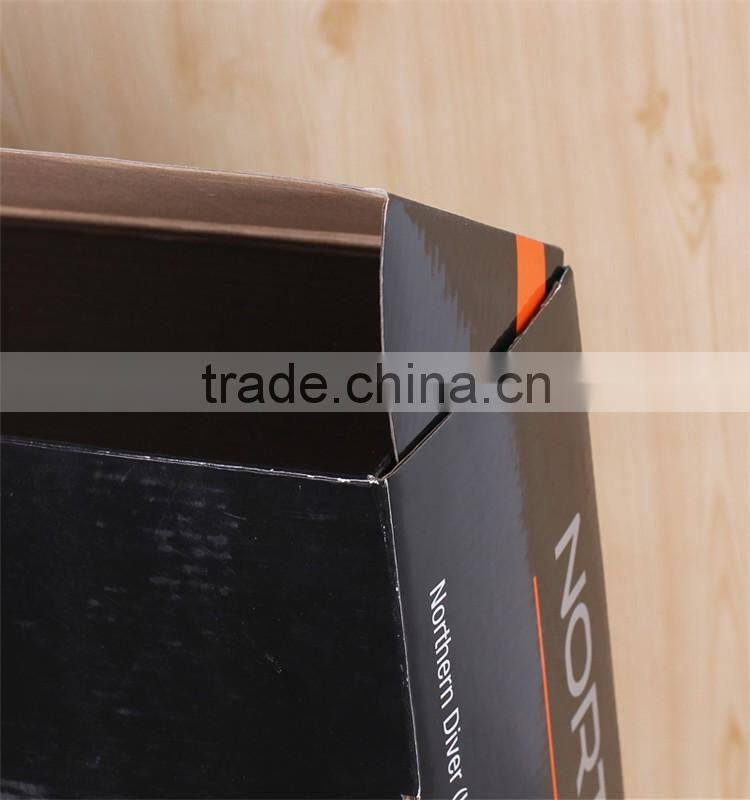 Printing cardboard black custom corrugated box