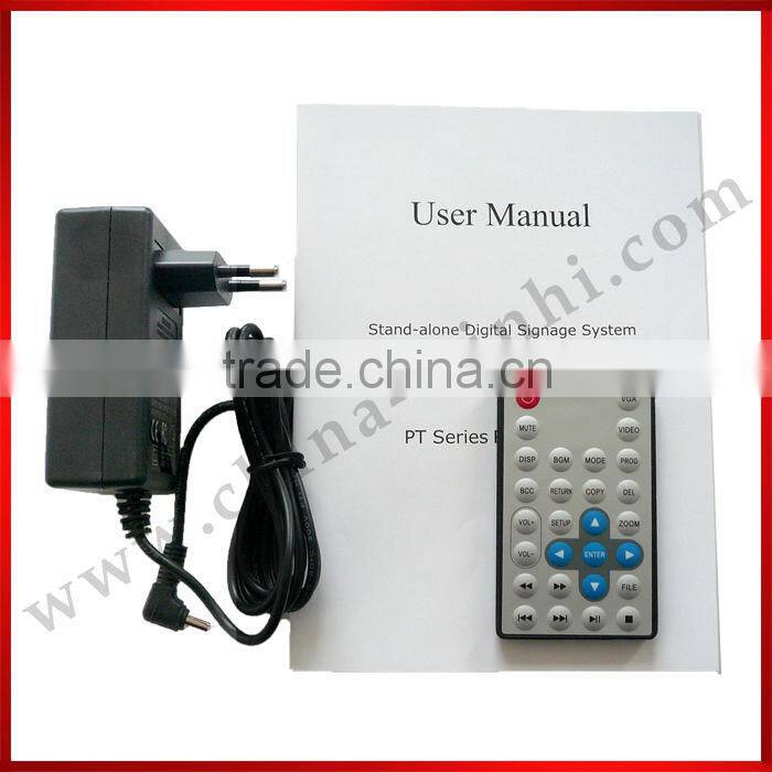 7inch Open Frame hot sex video electric bike player Barcode Reader LCD digital signage Advertising Display