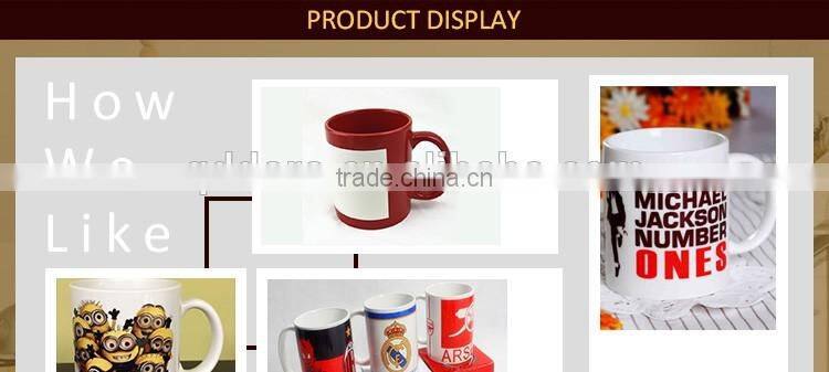 Vesub New arrive 11OZ Two-tone Color Ceramic mugs colorful two-tone glaze one handle ceramic soup mug
