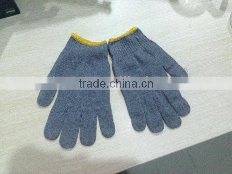 various colors cotton yarn work gloves for hand protection