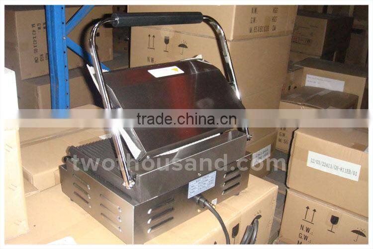 Single Head Commercial Electric Panini Contact Grill, Panini Griddle