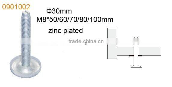 adjustable cabinet leg for furniture foot