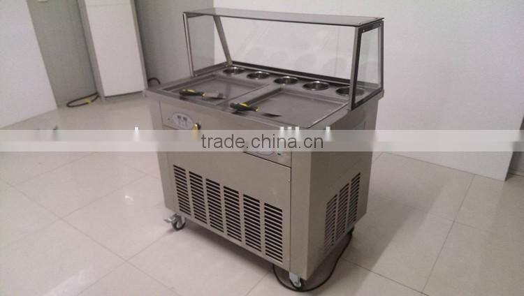 Square fried ice cream pan ice cream machine 110V /220V