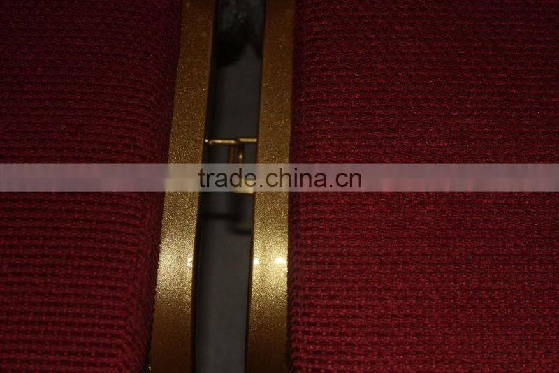 good quality Strong Stackable steel Backrest Banquet Chair,steel thickness:1.2mm,moulded foam