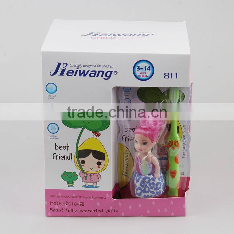 The new high quality super soft and flexible children toothbrush for care child and baby teeth head toothbrush Kids Flashing
