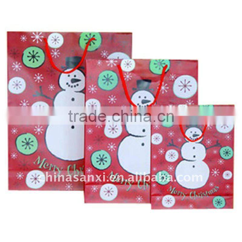 eco-friendly funky hand made hologram paper promotional bag