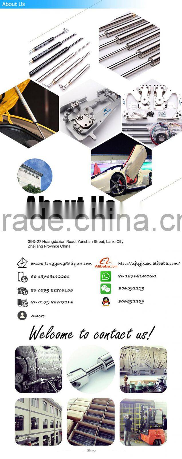 LANTONG Locking Gas Lift Up For Furniture Chair