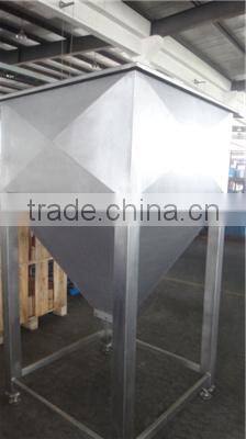 stainless steel mixing hopper for pharmacy or food