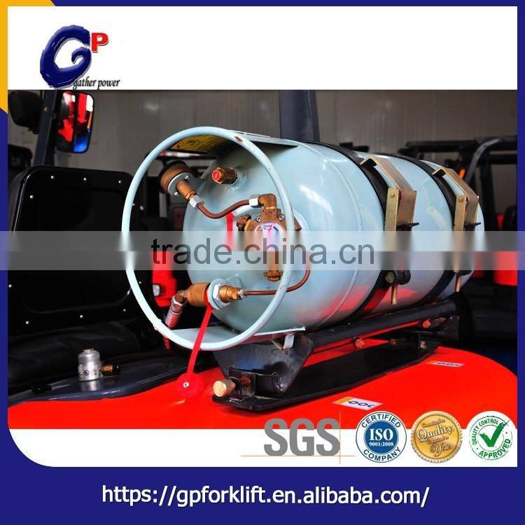 High quality 3 ton lift height 4.5m nissan engine gas forklifts for sale