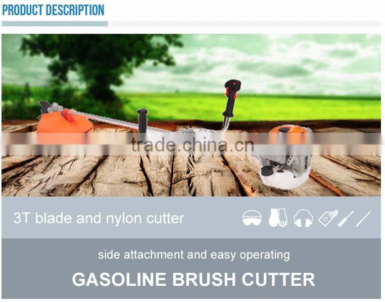 nylon trimmer line brush cutter,43cc shoulder grass trimmer