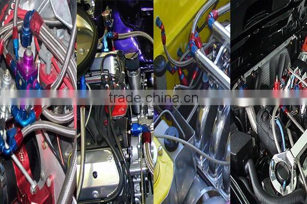 3/16 inch 4.8mm aluminum Billet Dual Hose Separators