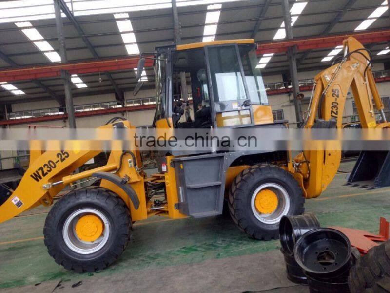 good factory backhoe telescopic loaders/wheel loader with back spoon