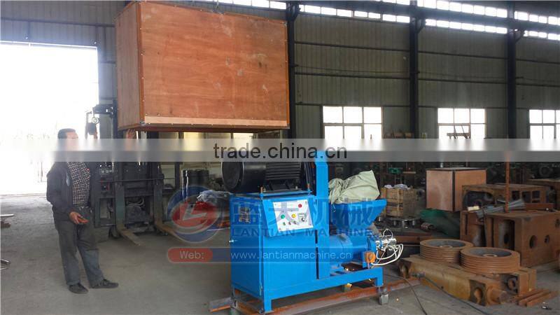 Factory price BEST home screw extruder biomass wood sawdust charcoal mini briquetting press project small briquette machine