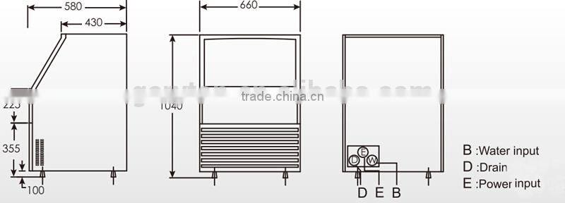GRT - LB150/175/210/300S 2017 Hot Ice maker with R22