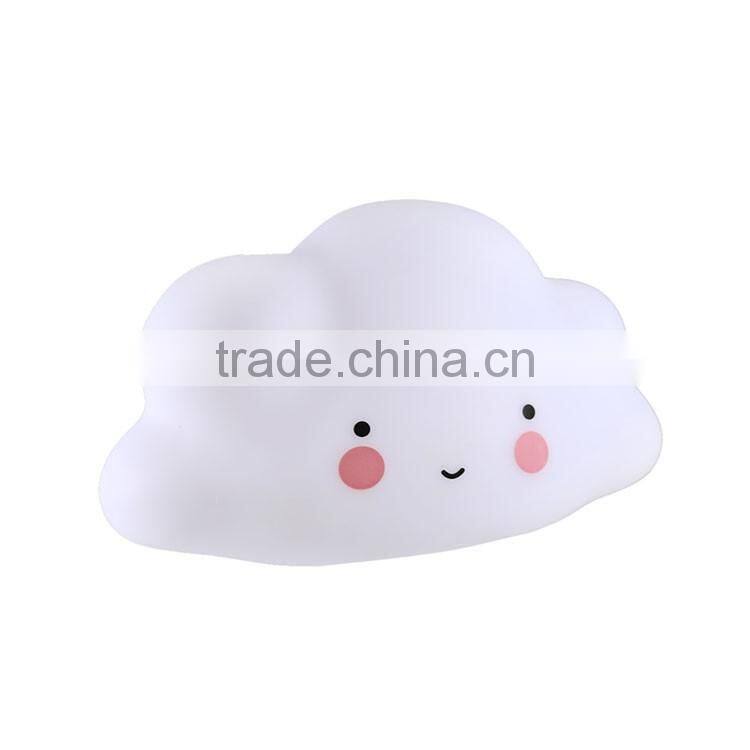 Christmas gift Childrens Baby kids Bedroom Nursery Mini decor decorative Cloud shape LED night light lamp