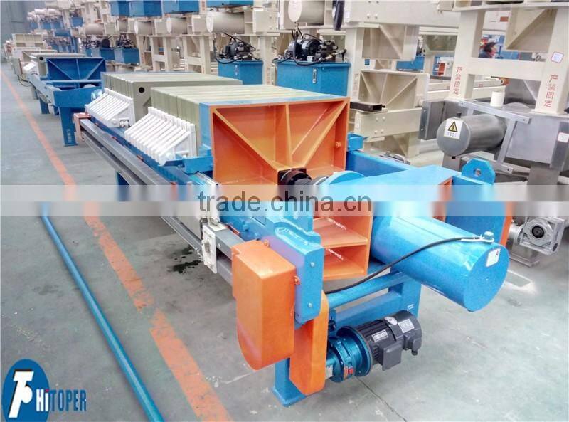 New technology automatic hydraulic membrane filter press machine for paper waste treatment