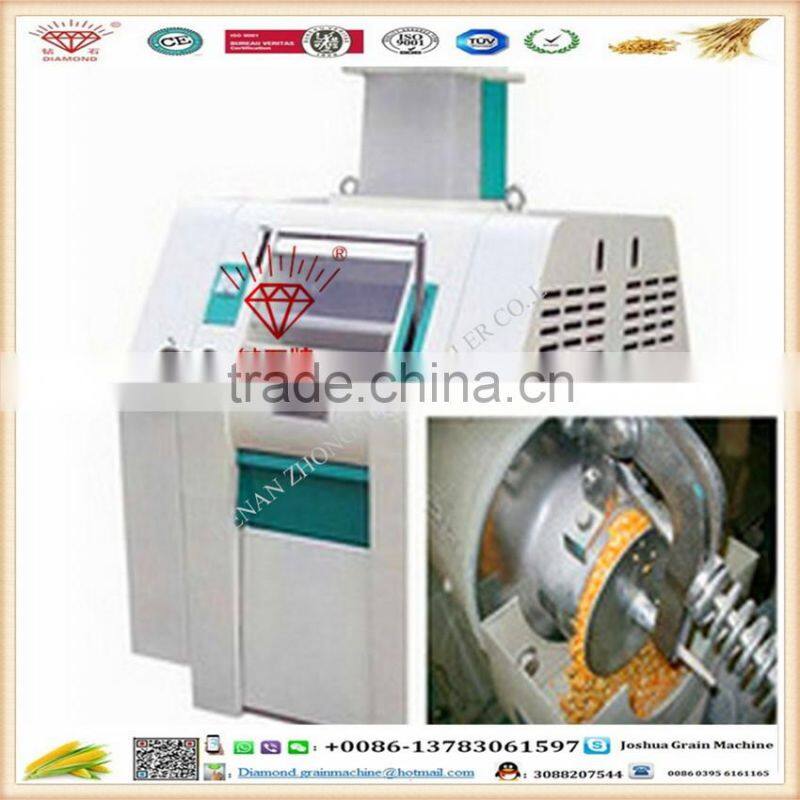 white and yellow corn maize flour milling plant