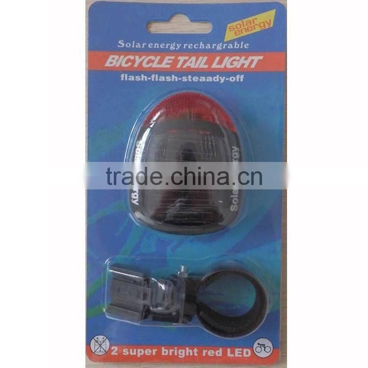 solar energy led bicycle light front tail light bicycle light led rear light warning bicycle light